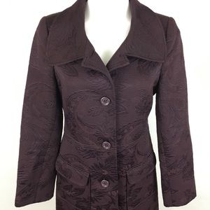 ARDEN B Long Embroidered Trench Coat/Jacket